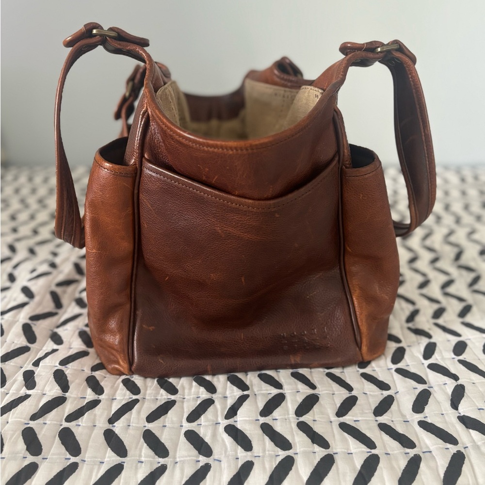 Chic Brown Leather Tote Bag